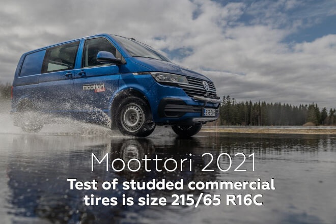 Moottori 2021: Test of studded commercial tires in size 215/65 R16C