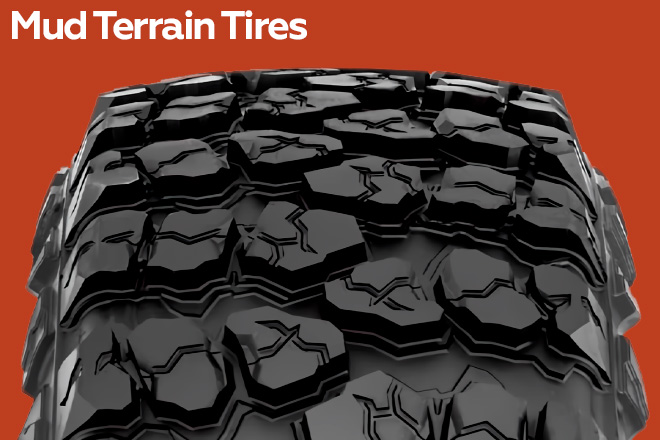 M/T (Mud Terrain) Off-Road Tires