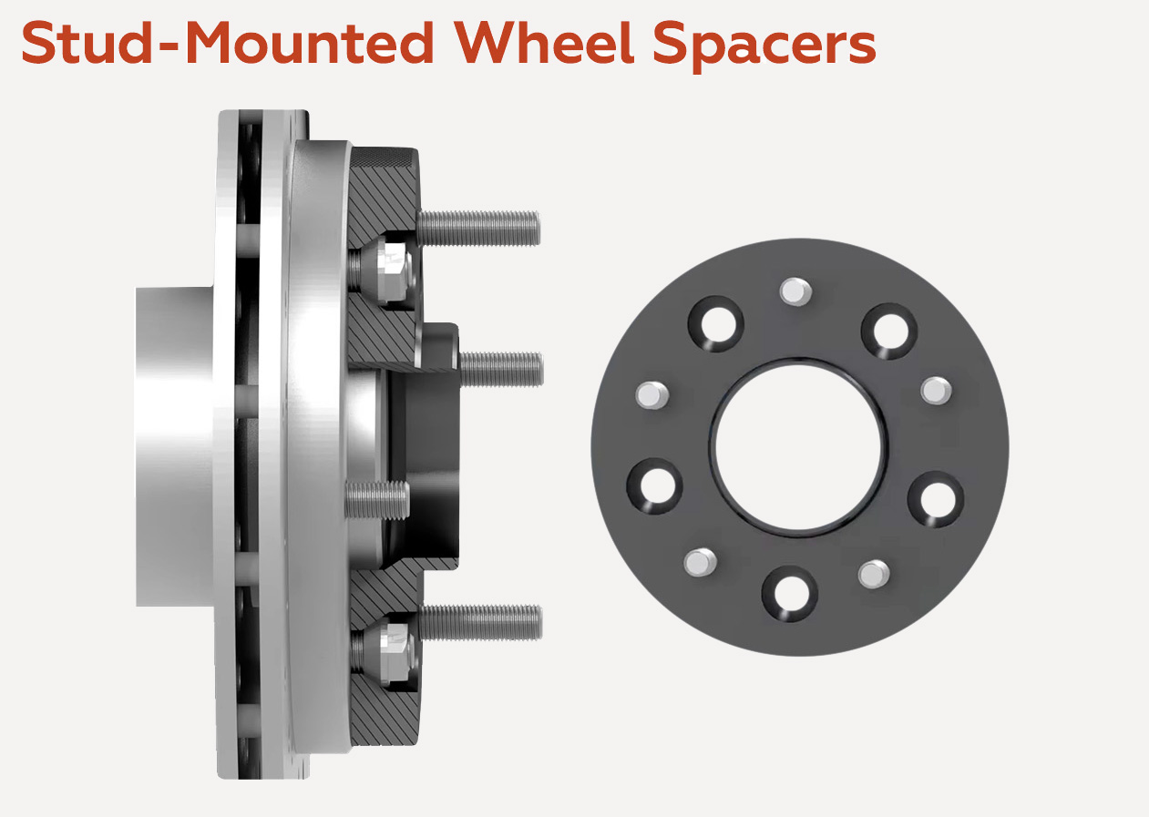 Bolt-On Spacers with Integrated Bolts