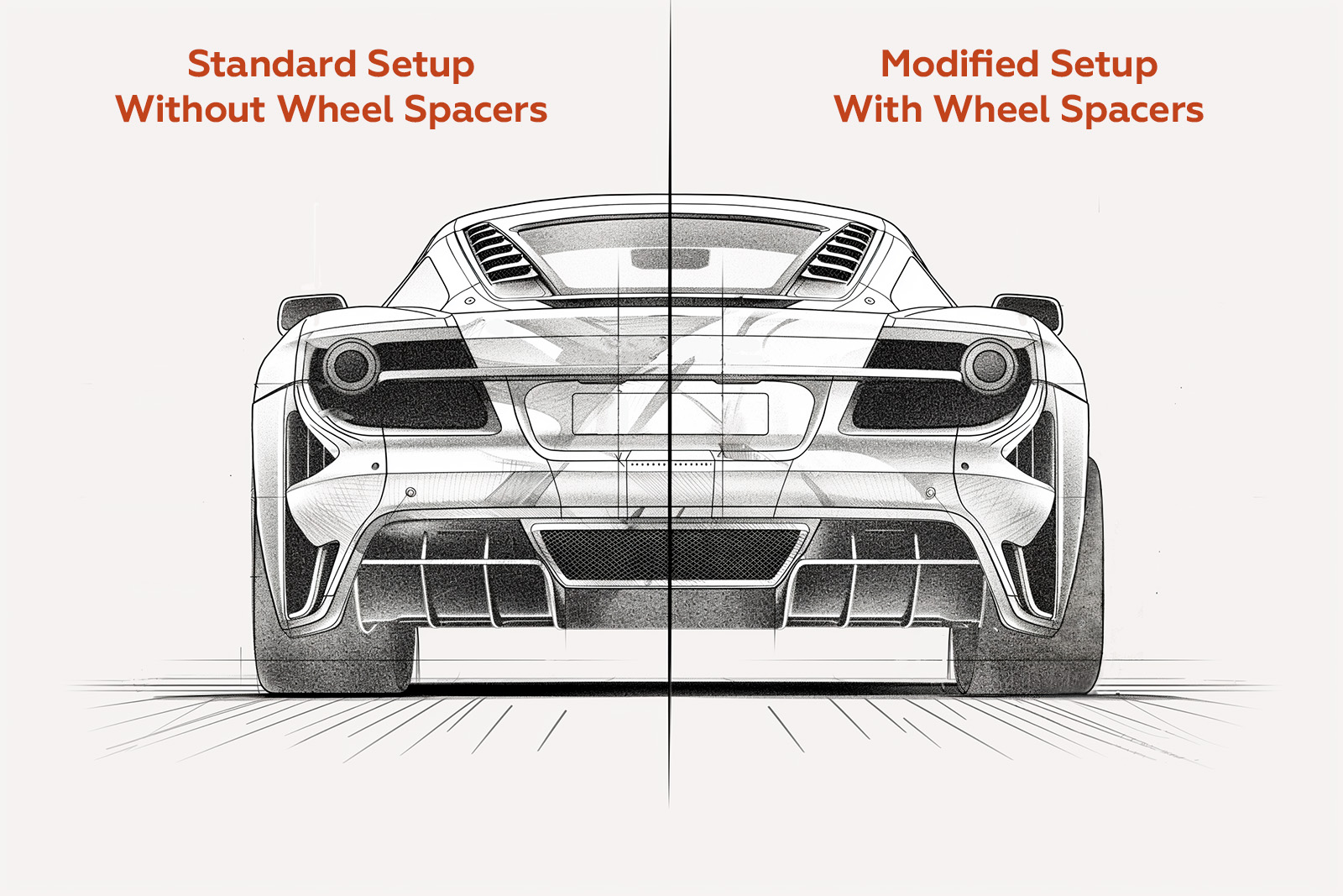 Standard vs. Spacer-Enhanced Wheels: A Visual Comparison