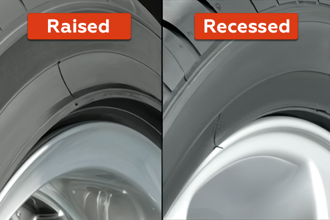 Raised vs. Recessed Rim Protection