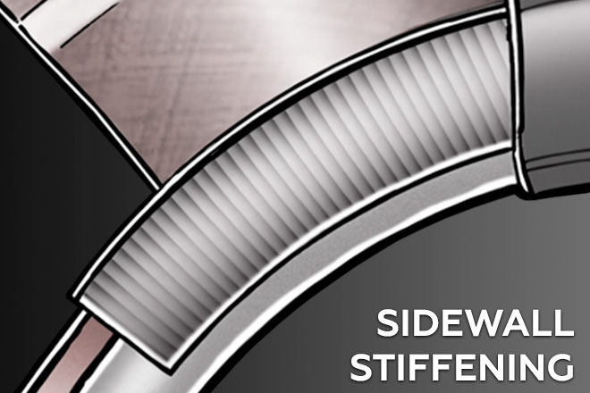 Stiffened Sidewall in Tire Construction