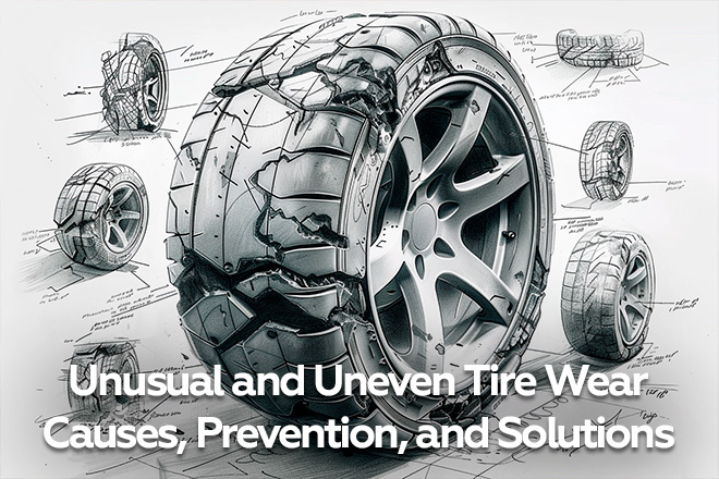 Unusual and Uneven Tire Wear: Causes, Prevention, and Solutions